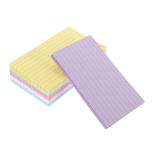 GALPADA 300 Blatt Farbige Indexkarten Liniertes Notizpapier für Büro Schule und DIY Vielseitige Karteikarten für Vokabeln Erinnerungen und Organisation Farben von GALPADA