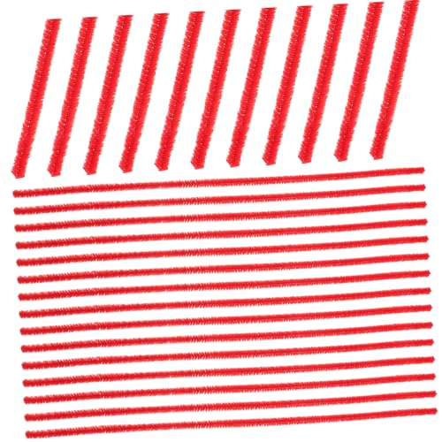 GALPADA 300 Stück DIY Bastelmaterial Chenilledraht Roter Pfeifenreiniger Flexible Bastelstäbe für Handarbeit Schulprojekte und Kreative Bastelarbeiten GALPADA 300 Stück DIY Bastelmaterial Chenilledraht Roter Pfeifenreiniger Flexible Bastelstäbe für Handarbeit Schulprojekte und Kreative Bastelarbeiten von GALPADA