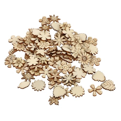 GALPADA 300 Stück DIY Holzstreifen Blumen Gras Holzscheiben Bastelset Naturholz für Kreative Malaccessoires und Heimdekoration Kindergarten GALPADA 300 Stück DIY Holzstreifen Blumen Gras Holzscheiben Bastelset Naturholz für Kreative Malaccessoires und Heimdekoration Kindergarten von GALPADA
