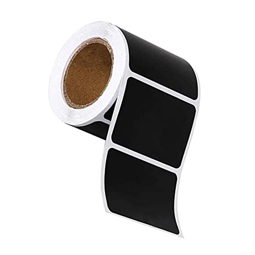 GALPADA 300 Stück Schwarze Tafel Aufkleber Etiketten Abnehmbare PVC Sticker für Küche und Aufbewahrung Wasserfest und Vielseitig Einsetzbar für Gewürzflaschen und Beschriftungen von GALPADA