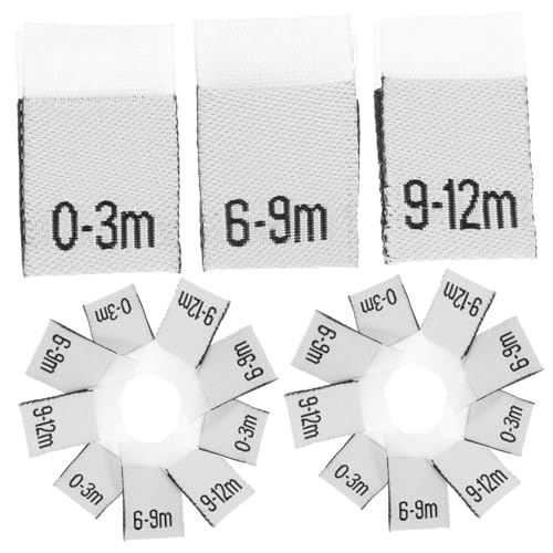 GALPADA 300 Stück Teiliges Monatskleidungs Etiketten Reißfeste Kleiderlabels für Neugeborene Monate für Wardrobe Organisation und Altersgerechte Bekleidung GALPADA 300 Stück Teiliges Monatskleidungs Etiketten Reißfeste Kleiderlabels für Neugeborene Monate für Wardrobe Organisation und Altersgerechte Bekleidung von GALPADA