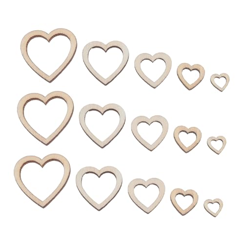 GALPADA 300 Stück Unvollendete Mini Holzherzen für Diy Hochzeits und Valentinstagsdekorationen Bastelmaterialien für Kreative Projekte GALPADA 300 Stück Unvollendete Mini Holzherzen für Diy Hochzeits und Valentinstagsdekorationen Bastelmaterialien für Kreative Projekte von GALPADA