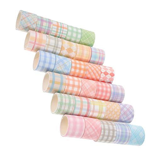 GALPADA 30Rollen Washi Tape Dekoratives Klebeband im Karo Design für Scrapbooking Journaling und DIY Projekte Leicht zu Verwenden und Bastelideen GALPADA 30Rollen Washi Tape Dekoratives Klebeband im Karo Design für Scrapbooking Journaling und DIY Projekte Leicht zu Verwenden und Bastelideen von GALPADA