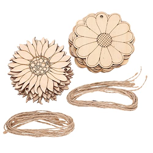 GALPADA 30Stücke Holzblumen DIY Unvollendete Holzscheiben für Kunsthandwerk für Dekoration und Bastelprojekte Sonnenblumen GALPADA 30Stücke Holzblumen DIY Unvollendete Holzscheiben für Kunsthandwerk für Dekoration und Bastelprojekte Sonnenblumen von GALPADA