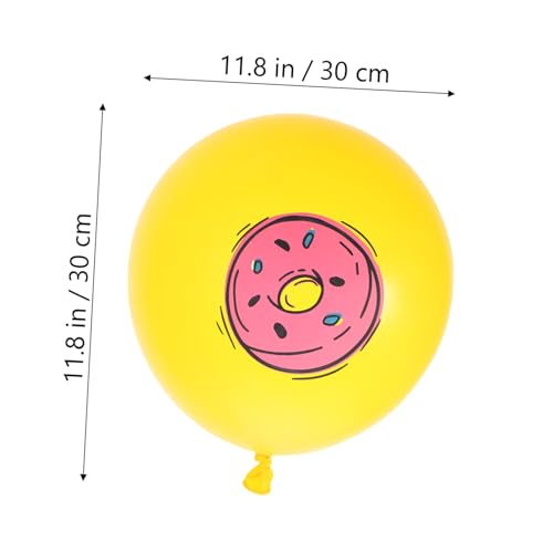 GALPADA 32 Stück Teiliges Donut Luftballon Bunte Latex Geburtstagsdeko Langlebig und Gasdicht Geeignet für Kindergeburtstag Mädels Party und Donut Motto Feier GALPADA 32 Stück Teiliges Donut Luftballon Bunte Latex Geburtstagsdeko Langlebig und Gasdicht Geeignet für Kindergeburtstag Mädels Party und Donut Motto Feier von GALPADA