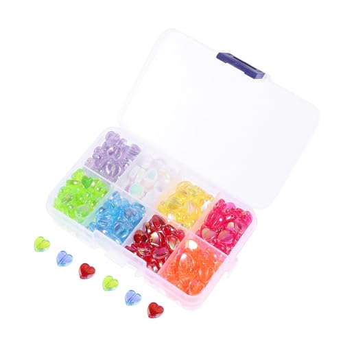 GALPADA 320 Stück Teiliges Bunte Acryl Herzperlen Kleine Bastelperlen für Schmuckherstellung DIY Armbänder Halsketten und Erwachsene Geeignet GALPADA 320 Stück Teiliges Bunte Acryl Herzperlen Kleine Bastelperlen für Schmuckherstellung DIY Armbänder Halsketten und Erwachsene Geeignet von GALPADA
