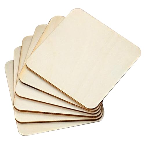 GALPADA 36 Stück Quadratische Holzscheiben Unbehandelt für Diy Bastelprojekte Kreative Dekorationen für Zuhause Holzplatten für Malerei und Bastelbedarf GALPADA 36 Stück Quadratische Holzscheiben Unbehandelt für Diy Bastelprojekte Kreative Dekorationen für Zuhause Holzplatten für Malerei und Bastelbedarf von GALPADA