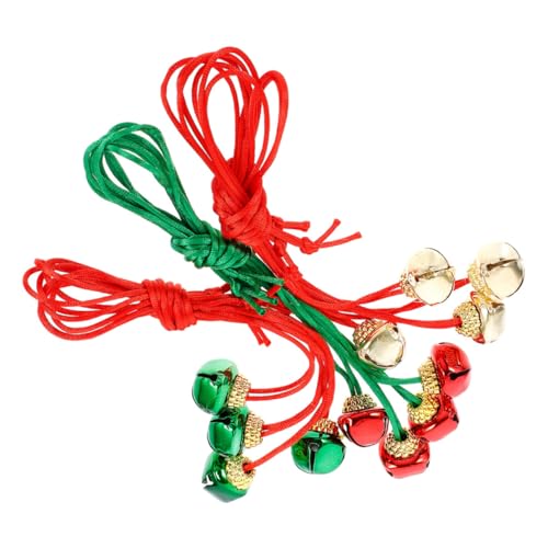 GALPADA 36 Stück Weihnachtsglocken Halskette Glocken Anhänger Weihnachtsdekor Weihnachtsszene Schmuck Glockenkugeln Weihnachtsglocken Zum Aufhängen Weihnachtsbaum Anhänger von GALPADA