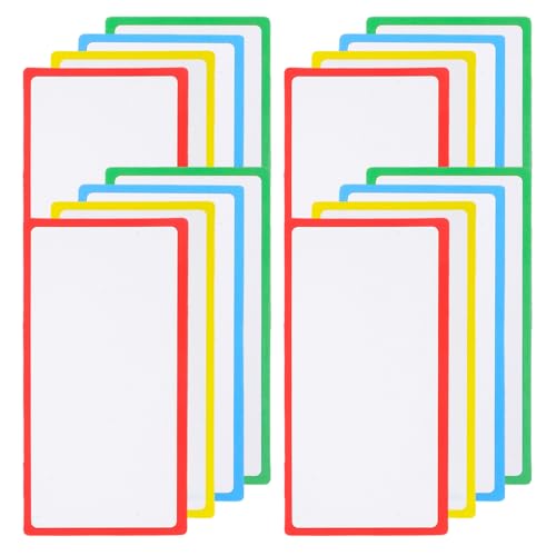 GALPADA 36Stücke Magnetische Namensschilder Trocken Abwischbar Beschreibbare Etiketten für Whiteboards und Kühlschränke Wiederverwendbar von GALPADA