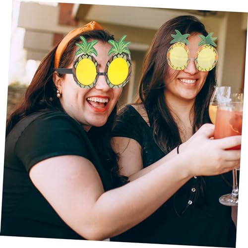 GALPADA 3St lustige Brille tropische Party Ananas-Dekor Kostüm-Sonnenbrille Abschlussball-Sonnenbrille Geburtstagsfeier Brillen Neuheit Brillen geschenk Partybrillen bilden Gläser Kleidung von GALPADA