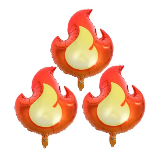 GALPADA 3Stücke Flammenballons aus Aluminiumfolie für Jungen Geburtstagsfeier Partydekoration Hochzeitsfeier und Fotos Langlebig und Einfach zu Handhaben GALPADA 3Stücke Flammenballons aus Aluminiumfolie für Jungen Geburtstagsfeier Partydekoration Hochzeitsfeier und Fotos Langlebig und Einfach zu Handhaben von GALPADA