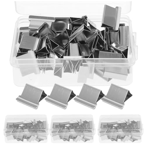 GALPADA 4 Boxen Kleine Wiederverwendbare Verschleißfeste Binder Clips Flexible Büroklammern zum Ordnen und Heften von Dokumenten Praktische Haushalts Lernclips Handschonend Platzsparend GALPADA 4 Boxen Kleine Wiederverwendbare Verschleißfeste Binder Clips Flexible Büroklammern zum Ordnen und Heften von Dokumenten Praktische Haushalts Lernclips Handschonend Platzsparend von GALPADA