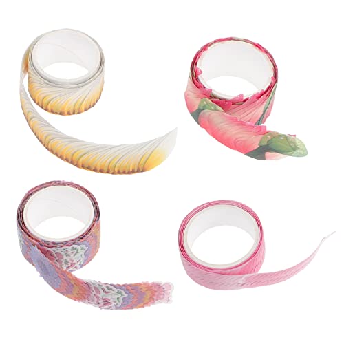 GALPADA 4 Rollen Blumenblätter Dekoratives Klebeband mit Einzigartiger Blütenform Farbenfroh und Reißfest DIY Scrapbook Sticker für Tagebuch Geschenkverpackung Kalender und Bastelprojekte GALPADA 4 Rollen Blumenblätter Dekoratives Klebeband mit Einzigartiger Blütenform Farbenfroh und Reißfest DIY Scrapbook Sticker für Tagebuch Geschenkverpackung Kalender und Bastelprojekte von GALPADA