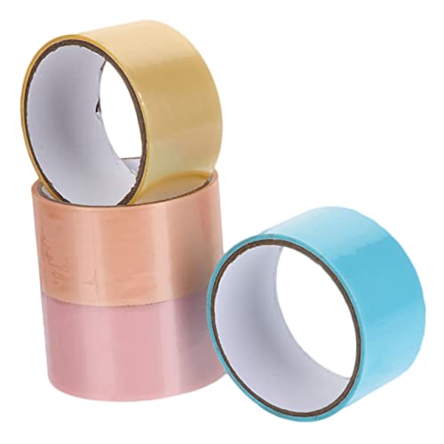 GALPADA 4 Rollen Fünf Bunte Klebebänder Diy Klebeball Tapes für Stressabbau Selbstklebende Bastelmaterialien Sensorisches Breit Farben für Kreative Projekte von GALPADA