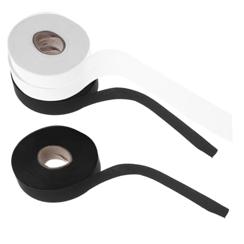 GALPADA 4 Rollen Twill Schrägband für Gardinen Säumen Dekoratives Nähmaterial für Vorhangkanten Einfaches Anbringen Verstärkt Haltbarkeit und für Heim und Büro Dekoration von GALPADA