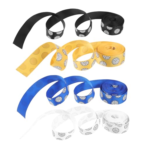 GALPADA 4 Rollen Volleyball Dekorationsband Sportliches Geschenkband für DIY Partydekoration Bastelprojekte und Geschenkverpackungen Yards Rolle GALPADA 4 Rollen Volleyball Dekorationsband Sportliches Geschenkband für DIY Partydekoration Bastelprojekte und Geschenkverpackungen Yards Rolle von GALPADA