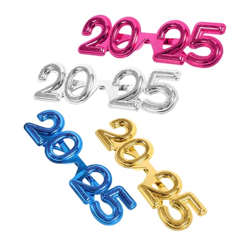 GALPADA 4 Stück 2025 2025 Party Dekorationsbrillen 2025 Party Lustige Brillen 2025 Modellierbrillen Weihnachtsbrillen 2025 Partygeschenke Halloween Brillen 2025 Party Spaßbrillen GALPADA 4 Stück 2025 2025 Party Dekorationsbrillen 2025 Party Lustige Brillen 2025 Modellierbrillen Weihnachtsbrillen 2025 Partygeschenke Halloween Brillen 2025 Party Spaßbrillen von GALPADA