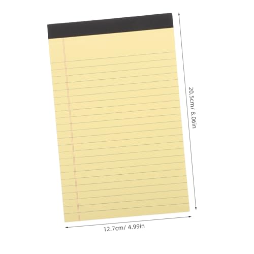 GALPADA 4 Stück Notizblock mit Horizontaler Linienführung Abreißbare Kleine Schreibblöcke Kompakte Memo Pads für Büro Schule und Haushalt Vielseitiger Planer ohne GALPADA 4 Stück Notizblock mit Horizontaler Linienführung Abreißbare Kleine Schreibblöcke Kompakte Memo Pads für Büro Schule und Haushalt Vielseitiger Planer ohne von GALPADA