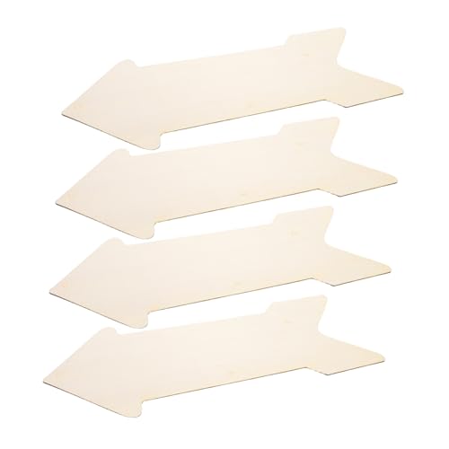 GALPADA 4 Stück Pfeilornamente aus Holz ausgeschnitten Befiederung Kind Ausschnitte Hochzeit Form Decoupage-Papier Wandhängedekoration leere Holzspäne leere Schilder Handwerk hölzern Beige GALPADA 4 Stück Pfeilornamente aus Holz ausgeschnitten Befiederung Kind Ausschnitte Hochzeit Form Decoupage-Papier Wandhängedekoration leere Holzspäne leere Schilder Handwerk hölzern Beige von GALPADA
