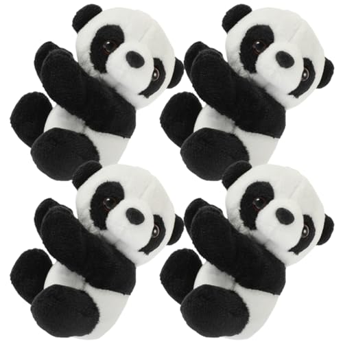 GALPADA 4 Stück Plüsch Panda Clips für Notizen Süße Foto und Memo Cliphalter Dekorative Büroklammern Plüsch Panda Design für Zuhause und Büro von GALPADA