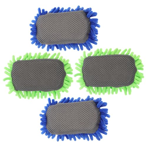 GALPADA 4 Stück Radiergummi löschbar Trockener Löschbrett trockener Tafelwischer groß kleine Tafel Unterrichtsversorgung Whiteboard-Trockenlöscher Trockenradierer für Whiteboards Chenille von GALPADA
