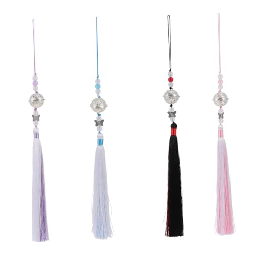 GALPADA 4 Stück Retro Chinesische Quasten Anhänger Handgemachte Taillenverzierungen für Kostüme Cosplay Feste Antike Stil Troddel Schmuck mit Zufälligen Farben Zufällige GALPADA 4 Stück Retro Chinesische Quasten Anhänger Handgemachte Taillenverzierungen für Kostüme Cosplay Feste Antike Stil Troddel Schmuck mit Zufälligen Farben Zufällige von GALPADA