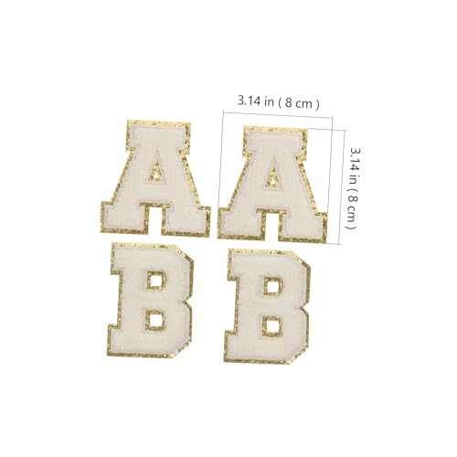 GALPADA 4 Stück Teiliges Bestickte Buchstaben Patches zum Aufbügeln und Aufnähen Multifunktionale Flicken für Kleidung Rucksäcke Schuhe Einfache Reparatur und DIY Dekoration GALPADA 4 Stück Teiliges Bestickte Buchstaben Patches zum Aufbügeln und Aufnähen Multifunktionale Flicken für Kleidung Rucksäcke Schuhe Einfache Reparatur und DIY Dekoration von GALPADA
