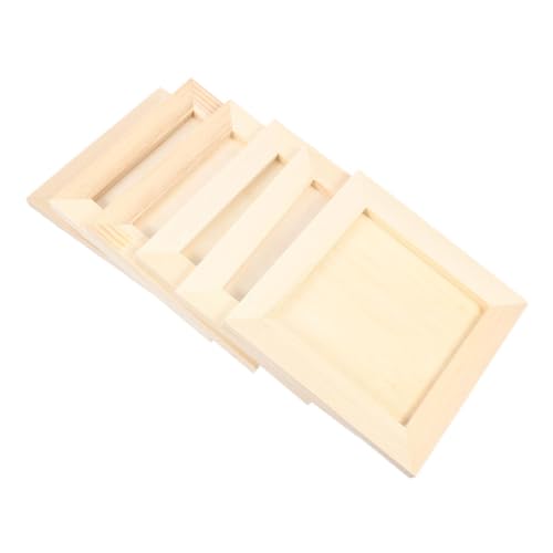 GALPADA 4 Stück Teiliges Bilderrahmen Hochwertigem Holz Naturfarben DIY Kunstrahmen für Bastelprojekte mit Collage und Malerei Langlebig und Sicher für Kreative GALPADA 4 Stück Teiliges Bilderrahmen Hochwertigem Holz Naturfarben DIY Kunstrahmen für Bastelprojekte mit Collage und Malerei Langlebig und Sicher für Kreative von GALPADA