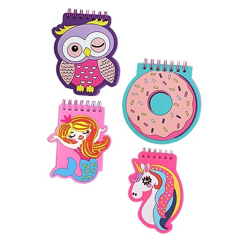 GALPADA 4 Stück Teiliges Cartoon notizbuch mit Pvc coil Lose Kleines Handliches Schreibheft für Schüler Tagebuch Wochenplan Leicht Tragbar als GALPADA 4 Stück Teiliges Cartoon notizbuch mit Pvc coil Lose Kleines Handliches Schreibheft für Schüler Tagebuch Wochenplan Leicht Tragbar als von GALPADA
