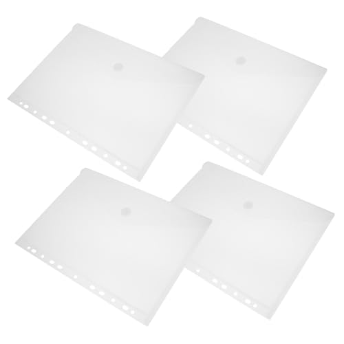 GALPADA 4 Stück Teiliges Dokumententaschen aus Stabilem Kunststoff Transparente Datei Organizer mit Verstärktem Sicherer Dokumentenhalter für Büro Schule und Zuhause GALPADA 4 Stück Teiliges Dokumententaschen aus Stabilem Kunststoff Transparente Datei Organizer mit Verstärktem Sicherer Dokumentenhalter für Büro Schule und Zuhause von GALPADA