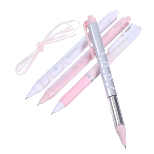 GALPADA 4 Stück Teiliges Gelstift Set Schwarz Feinspitze Schnell Trocknend Mit Band Einziehbare Kugelschreiber Für Notizen Journaling Bürobedarf GALPADA 4 Stück Teiliges Gelstift Set Schwarz Feinspitze Schnell Trocknend Mit Band Einziehbare Kugelschreiber Für Notizen Journaling Bürobedarf von GALPADA