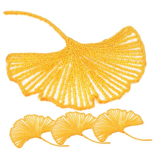 GALPADA 4 Stück Teiliges Ginkgo Stickerei Patches DIY Kleidung Aufbügler zum Reparieren und Dekorieren von Jeans Taschen Leichte Kompakte Textil Flicken Zufälliger Stil GALPADA 4 Stück Teiliges Ginkgo Stickerei Patches DIY Kleidung Aufbügler zum Reparieren und Dekorieren von Jeans Taschen Leichte Kompakte Textil Flicken Zufälliger Stil von GALPADA