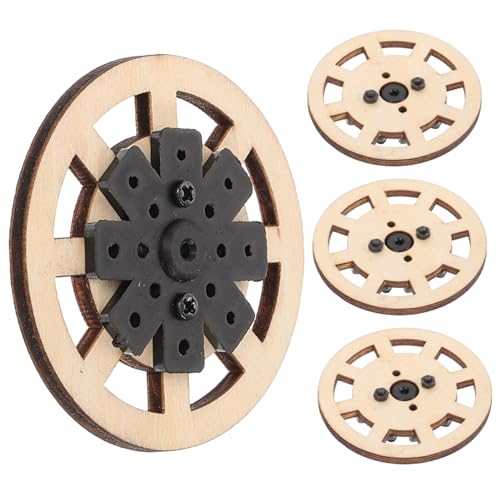 GALPADA 4 Stück Teiliges Holz Rennwagenräder Spielzeugauto Zubehör Langlebig Robust Geeignet für Ferngesteuerte Autos DIY Bastelprojekte Ersatzräder GALPADA 4 Stück Teiliges Holz Rennwagenräder Spielzeugauto Zubehör Langlebig Robust Geeignet für Ferngesteuerte Autos DIY Bastelprojekte Ersatzräder von GALPADA