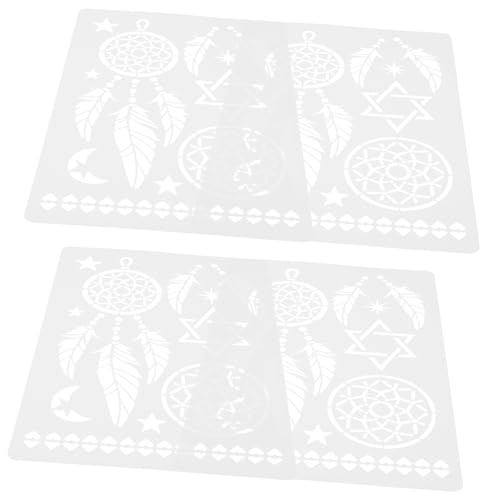 GALPADA 4 Stück Teiliges Mandala Schablonen Pet Material Wiederverwendbar Glatte Kanten Malerschablonen für Wand Boden Fliesen DIY Dekorative Graffiti Wandbemalung GALPADA 4 Stück Teiliges Mandala Schablonen Pet Material Wiederverwendbar Glatte Kanten Malerschablonen für Wand Boden Fliesen DIY Dekorative Graffiti Wandbemalung von GALPADA