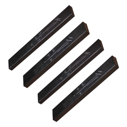 GALPADA 4 Stück Teiliges Marmor Stein Briefbeschwerer mit Filigraner Gravur Chinesisches Kalligrafie Werkzeug Schwerer Papierhalter für Studium Büro Home office Robust und Dekorativ von GALPADA