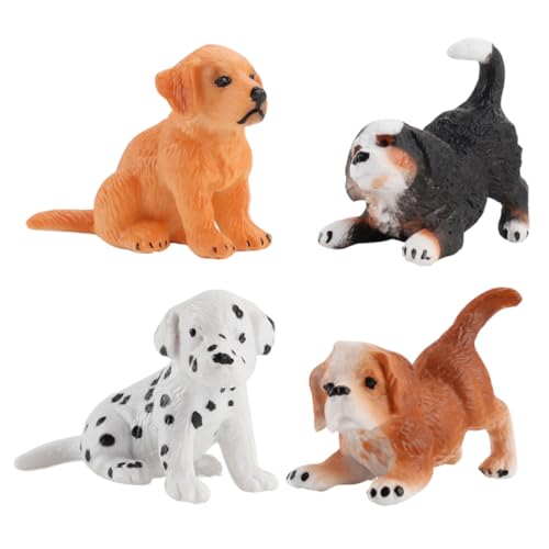GALPADA 4 Stück Teiliges Miniatur Welpen Figuren aus Hochwertigem Realistische Hundemodelle als Dekorative Tischdekoration für Wohnzimmer Schlafzimmer und Geschenkideen GALPADA 4 Stück Teiliges Miniatur Welpen Figuren aus Hochwertigem Realistische Hundemodelle als Dekorative Tischdekoration für Wohnzimmer Schlafzimmer und Geschenkideen von GALPADA
