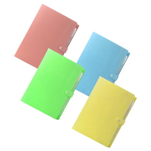GALPADA 4 Stück Teiliges Multi Layer File Folder Mehrschichtiger Aktenordner mit Wasserfestem Innenfach Vielseitiger Büro und Schulordner für Geordnete Dokumentenablage Farblich Sortiert GALPADA 4 Stück Teiliges Multi Layer File Folder Mehrschichtiger Aktenordner mit Wasserfestem Innenfach Vielseitiger Büro und Schulordner für Geordnete Dokumentenablage Farblich Sortiert von GALPADA