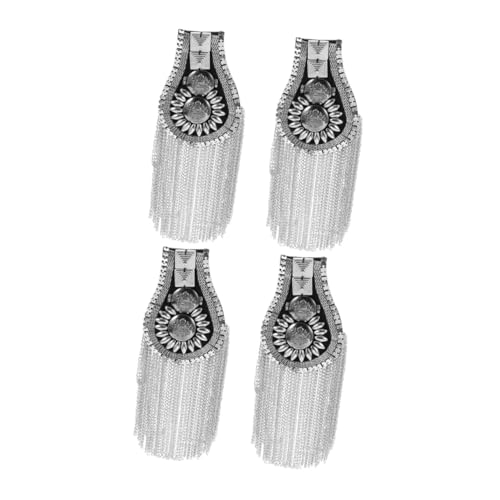 GALPADA 4 Stück Teiliges Punk Epaulette mit Silbernen Nieten und Fransen Robuste Schulterdekoration für Kostüme Bühnenauftritte und Outdoor Partys Einfach Anzubringen und Kratzfest GALPADA 4 Stück Teiliges Punk Epaulette mit Silbernen Nieten und Fransen Robuste Schulterdekoration für Kostüme Bühnenauftritte und Outdoor Partys Einfach Anzubringen und Kratzfest von GALPADA