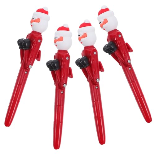 GALPADA 4 Stück Teiliges Santa Boxing Kugelschreiber Weihnachtsstimmung mit Lustigem Punching-design Glattes Schreiben für Schule Büro Party-giveaways und Festliche Geschenkideen GALPADA 4 Stück Teiliges Santa Boxing Kugelschreiber Weihnachtsstimmung mit Lustigem Punching-design Glattes Schreiben für Schule Büro Party-giveaways und Festliche Geschenkideen von GALPADA