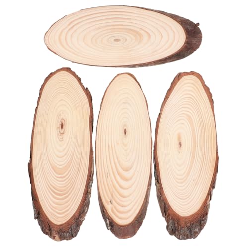 GALPADA 4 Stück Trittsteine ​​für den Garten Trittsteine ​​für Gehweg im Freien groß holzplatten für draußen Outdoor Holzplatten Gartenholzscheit Gehweg Trittsteine hölzern von GALPADA