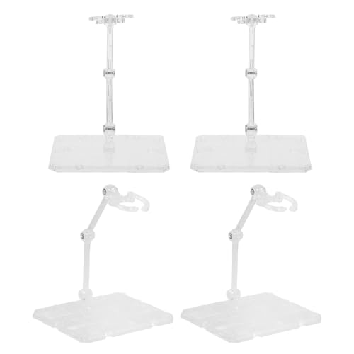 GALPADA 4 Stück Verstellbare Puppenständer Action Figure Display Halter Stabile Modellhalter Basis für Sammlerfiguren Einfache Handhabung Minimalistisches Design für Figurenpräsentation GALPADA 4 Stück Verstellbare Puppenständer Action Figure Display Halter Stabile Modellhalter Basis für Sammlerfiguren Einfache Handhabung Minimalistisches Design für Figurenpräsentation von GALPADA