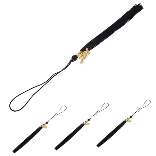 GALPADA 4 Stück Zubehör für Abschlusskappen Quaste Graduierung Grad Abschlusskappendekorationen Plüsch Modisch Gedenkdekorationsanhänger graduierung kostüm Polyester Schwarz GALPADA 4 Stück Zubehör für Abschlusskappen Quaste Graduierung Grad Abschlusskappendekorationen Plüsch Modisch Gedenkdekorationsanhänger graduierung kostüm Polyester Schwarz von GALPADA