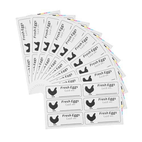 GALPADA 40 Blatt Selbstklebende Eier Datumsaufkleber Etiketten Handbeschriftbar Frische Eier Produkte Labels für Eierkartons Vielseitig Verwendbar zur Frischekennzeichnung GALPADA 40 Blatt Selbstklebende Eier Datumsaufkleber Etiketten Handbeschriftbar Frische Eier Produkte Labels für Eierkartons Vielseitig Verwendbar zur Frischekennzeichnung von GALPADA