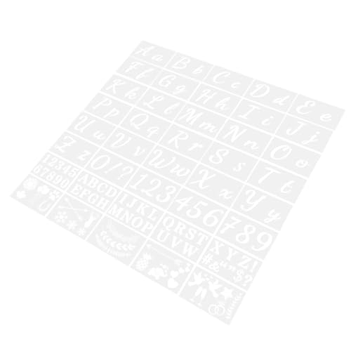 GALPADA 40 Blatt Teiliges Pet Kunststoff Schablonen Große Buchstaben Malschablonen Wiederverwendbare Wand Schablonen für DIY Malerei Bastelschablonen für Acrylmalerei und Wanddekoration GALPADA 40 Blatt Teiliges Pet Kunststoff Schablonen Große Buchstaben Malschablonen Wiederverwendbare Wand Schablonen für DIY Malerei Bastelschablonen für Acrylmalerei und Wanddekoration von GALPADA