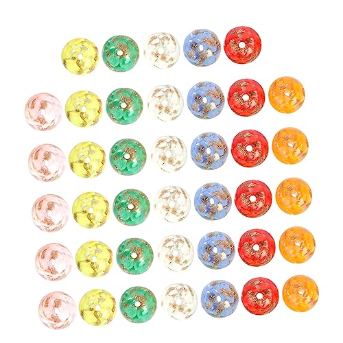 GALPADA 40 Stück Bunte Glasperlen für DIY Armbänder und Handgefertigte Abstandshalter für Schmuckherstellung Mischfarben für Kreative Bastelprojekte GALPADA 40 Stück Bunte Glasperlen für DIY Armbänder und Handgefertigte Abstandshalter für Schmuckherstellung Mischfarben für Kreative Bastelprojekte von GALPADA