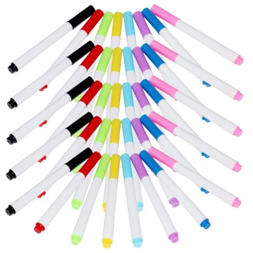 GALPADA 40 Stück Farben Whiteboard Marker für Abwischbare Leichte Whiteboard Stifte Einfache Anwendung Langlebig für Glatte Oberflächen Wie Schul und Bürotafeln Fördert Kreativität und GALPADA 40 Stück Farben Whiteboard Marker für Abwischbare Leichte Whiteboard Stifte Einfache Anwendung Langlebig für Glatte Oberflächen Wie Schul und Bürotafeln Fördert Kreativität und von GALPADA