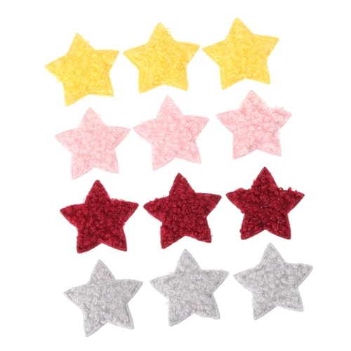 GALPADA 40 Stück Handgemachte Stern Patches für Haaraccessoires und Bekleidungsdekorationen Zufällige Farben DIY Zubehör für Kleidung Taschen und Hüte Zufällige Farbe Zufällige Farbe von GALPADA