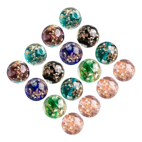 GALPADA 40 Stück Leuchtende Lampwork Glasperlen Rund Bunte Spacer Beads für DIY Schmuckherstellung Armbänder Halsketten Zubehör GALPADA 40 Stück Leuchtende Lampwork Glasperlen Rund Bunte Spacer Beads für DIY Schmuckherstellung Armbänder Halsketten Zubehör von GALPADA