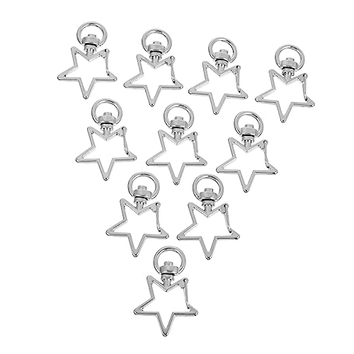 GALPADA 40 Stück Schlüsselanhänger Karabinerhaken Sternform Klauenstern Schlüsselanhängerverschluss Stern Schlüsselanhänger Clip Druckknöpfe Zubehör Drehhaken Schnappverschlüsse GALPADA 40 Stück Schlüsselanhänger Karabinerhaken Sternform Klauenstern Schlüsselanhängerverschluss Stern Schlüsselanhänger Clip Druckknöpfe Zubehör Drehhaken Schnappverschlüsse von GALPADA
