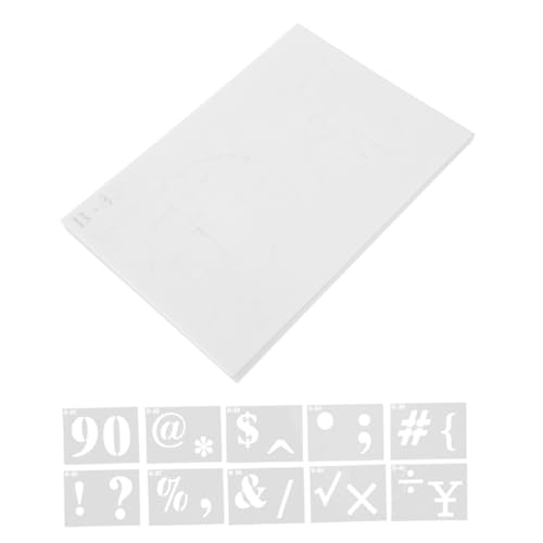 GALPADA 40 Stück Teiliges Buchstaben und Zahlen Schablonen aus Dickem Pet Wiederverwendbare Malvorlagen für Holz und Wand Vielseitige DIY Stencils für Kreative Farbgestaltung und GALPADA 40 Stück Teiliges Buchstaben und Zahlen Schablonen aus Dickem Pet Wiederverwendbare Malvorlagen für Holz und Wand Vielseitige DIY Stencils für Kreative Farbgestaltung und von GALPADA